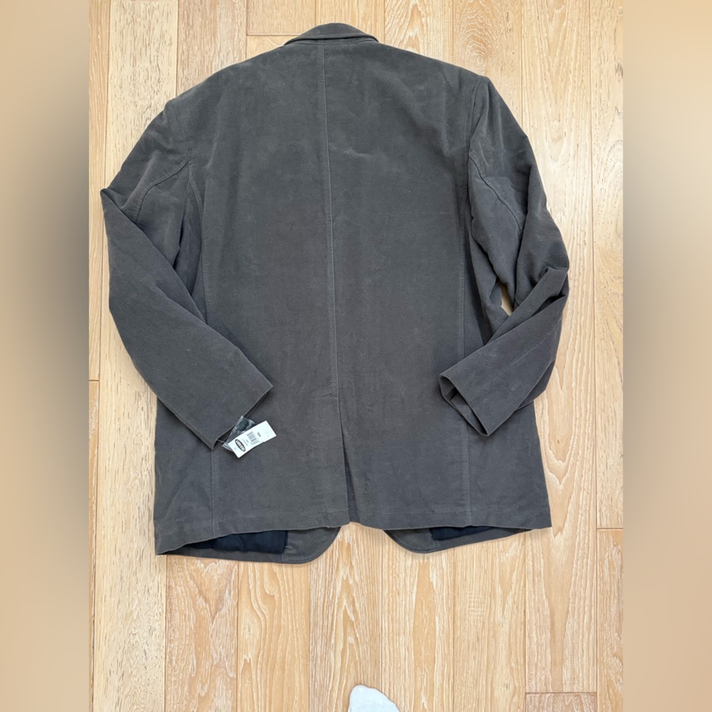 Men’s vintage Old Navy cotton‎ blazer size XXL gray preppy classic soft - Picture 8 of 8
